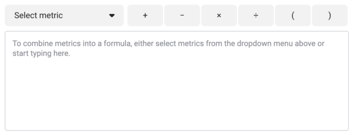 Custom Metric